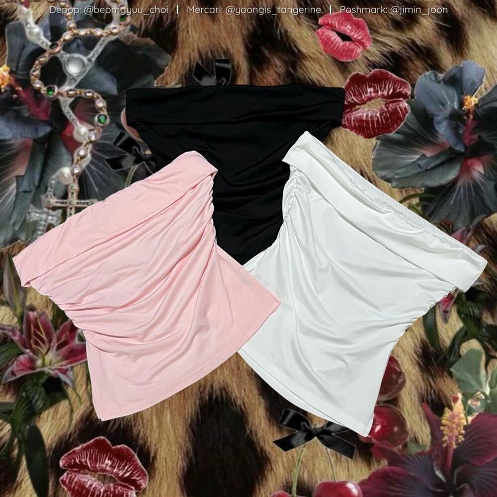 Bundle of 3 strapless tops!